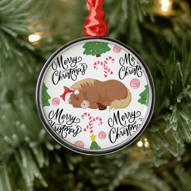 Sleeping Horses Christmas Ornament Keepsake (Baum)