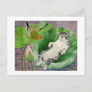 Sleeping Kitten Postkarte