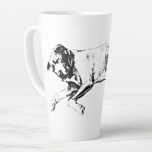 Sleeping Pit Mix, Cozy Weihnachten Milchtasse