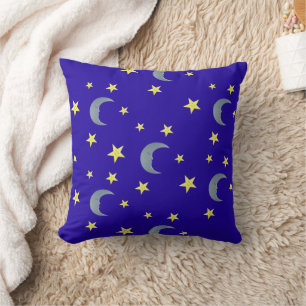 Sleeping Sky Fabric - blau Kissen
