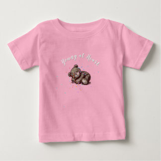 Sleeping Teddy Bear Baby T-shirt