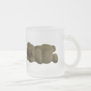 Sleeping Teddy Bear Cartoon Mattglastasse