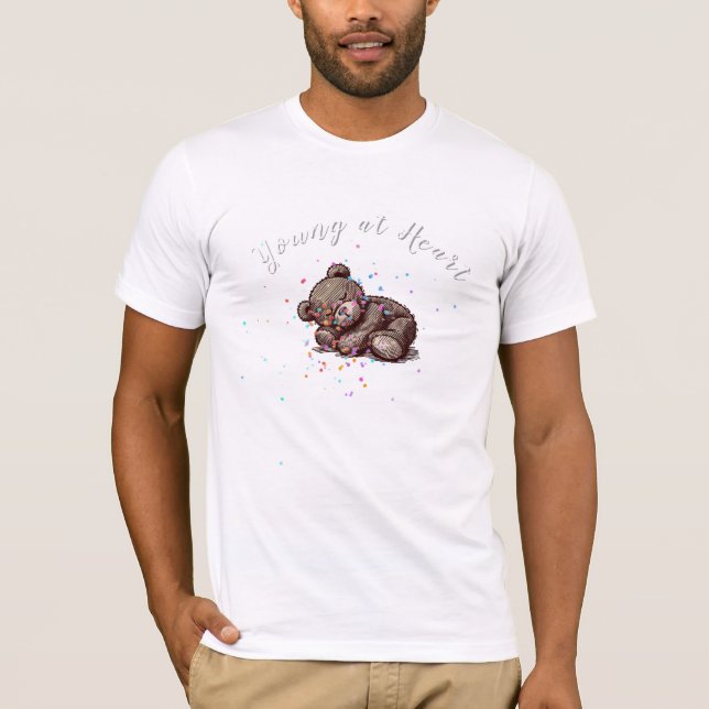 Sleeping Teddy Bear T-Shirt (Vorderseite)