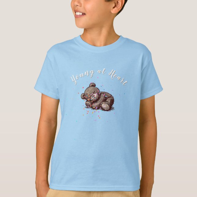 Sleeping Teddy Bear T-Shirt (Vorderseite)