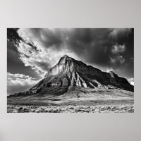 Sleeping Ute Mountain Schwarz-Weiß-Fotografie