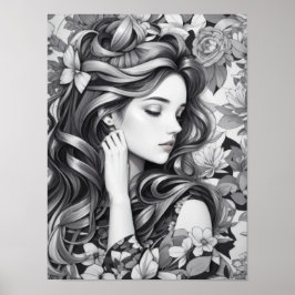 Sleeping Woman Poster