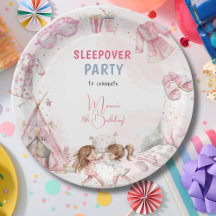 Sleepover pajama Kindergeburtstag Party