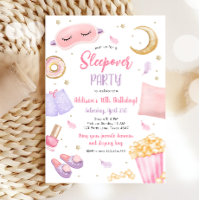 Sleepover Slumber Party Girl Wellness-Center Rosa