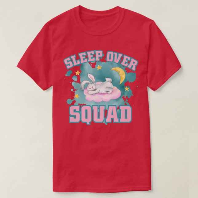 Sleepover Squad Pajama Top Niedlich Bunny  (Design vorne)