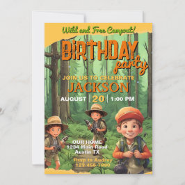 Sleepover Zelt Campout jedes Alter Geburtstagspart Einladung