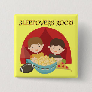 Sleepovers-Felsen Button