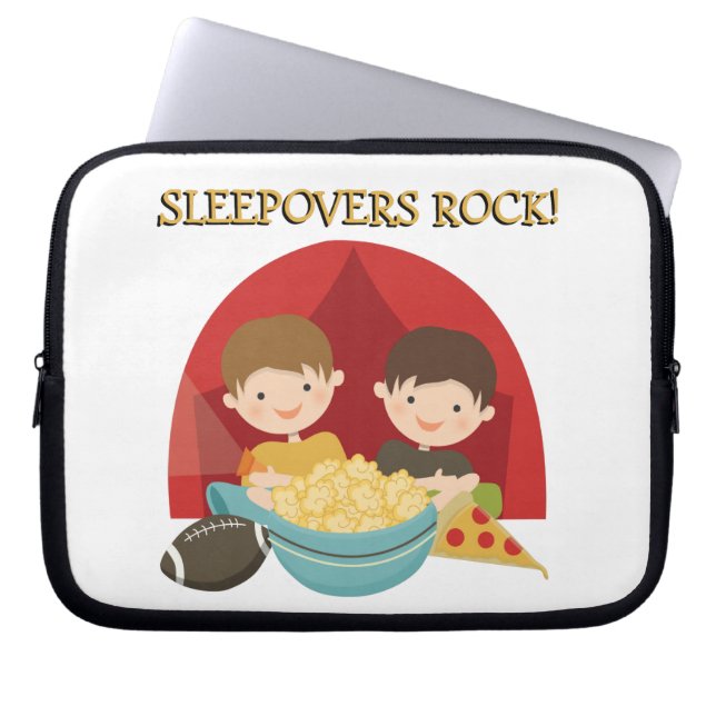Sleepovers-Felsen Laptopschutzhülle (Vorderseite)