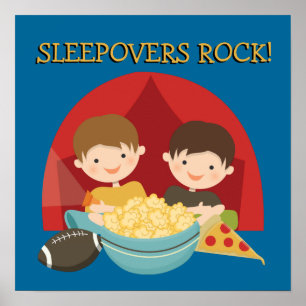 Sleepovers-Felsen Poster