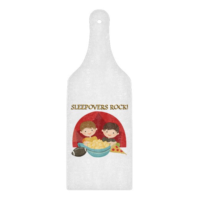 Sleepovers-Felsen Schneidebrett (Vorderseite)