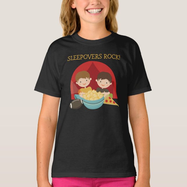 Sleepovers-Felsen T-Shirt (Vorderseite)