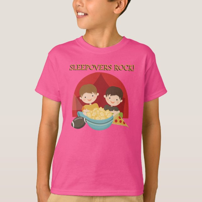 Sleepovers-Felsen T-Shirt (Vorderseite)