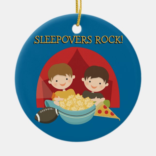 Sleepovers Rock Keramik Ornament (Vorne)