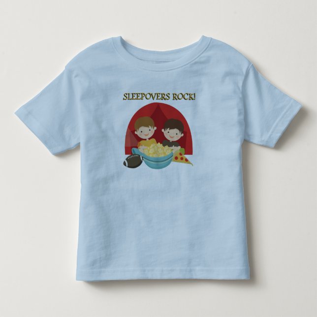 Sleepovers Rock Kleinkind T-shirt (Vorderseite)