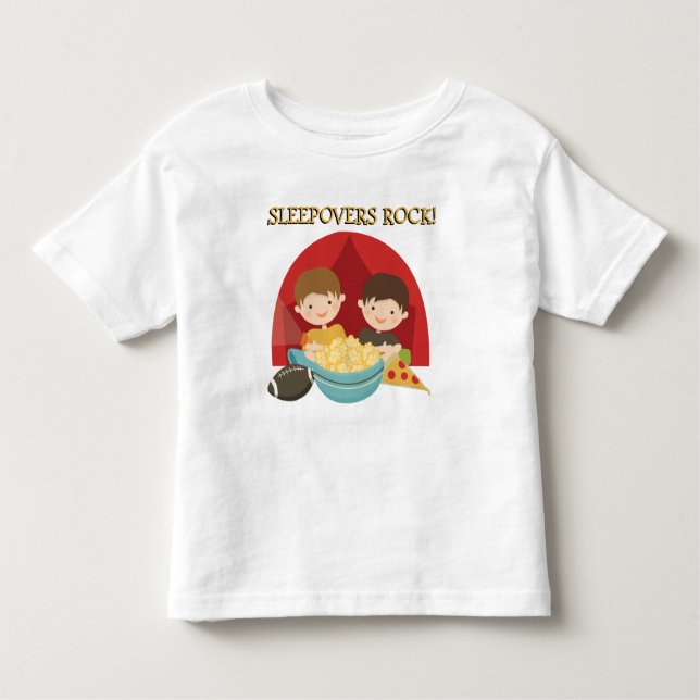 Sleepovers Rock Kleinkind T-shirt (Vorderseite)