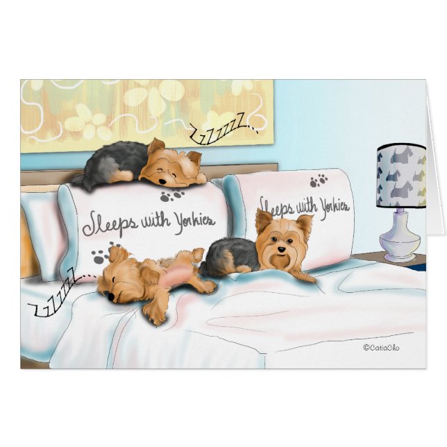 Sleeps with Yorkies (Vorderseite (Horizontal))
