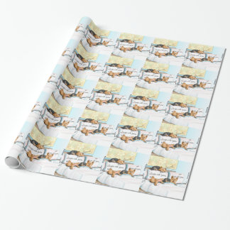 Sleeps with Yorkies Geschenkpapier