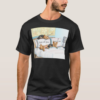 Sleeps with Yorkies T-Shirt
