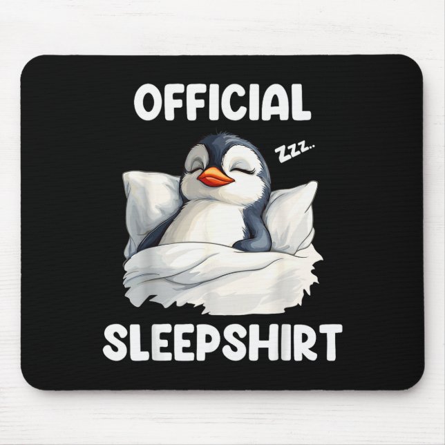 Sleepshirt Sleeng Penguin Animal Lovers Pajama  Mousepad (Vorne)