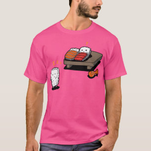 Sleepwalk Sushi Funny Kawaii Sushi Cartoon T-Shirt