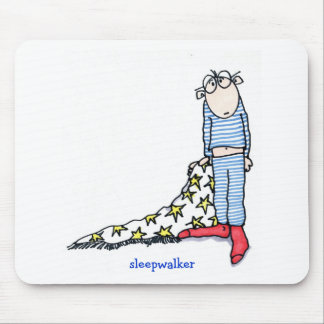 Sleepwalker durch Susan McGraw Keber Mousepad