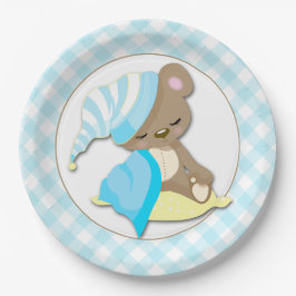 Sleepy Baby Bear Boy Pappteller