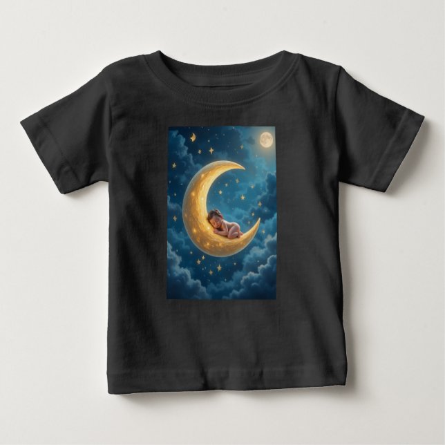 Sleepy baby moon T-Shirt (Vorderseite)