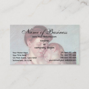 Sleepy Baby von Mary Cassatt Visitenkarte