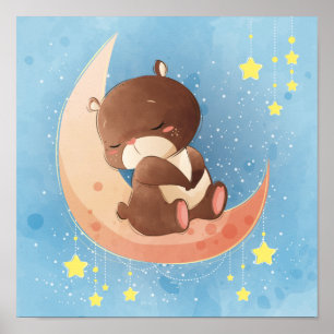 Sleepy Bären Poster