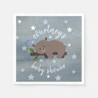 Sleepy Bärenstars + Wasserfarben Babydusche