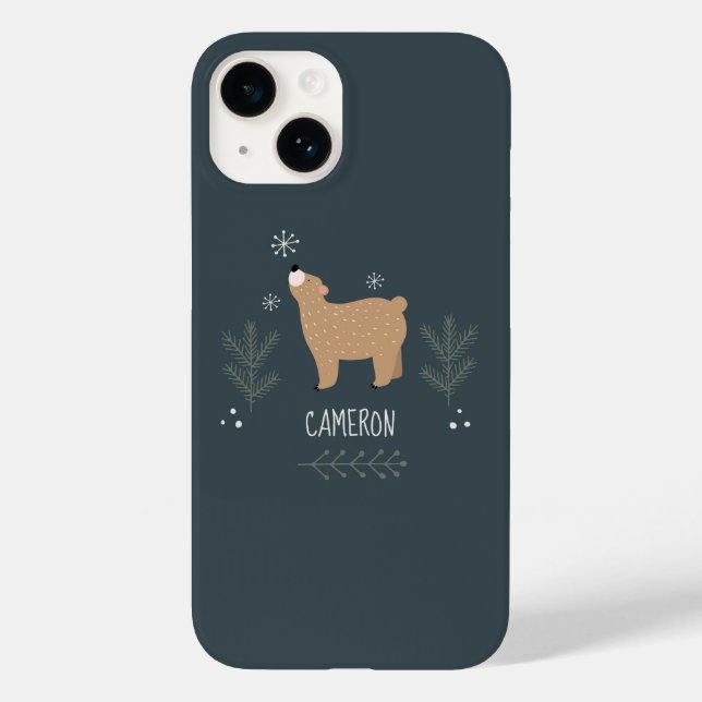 Sleepy Bear Case-Mate iPhone Hülle (Rückseite)