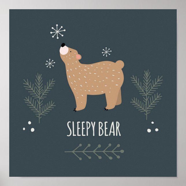 Sleepy Bear Poster (Vorne)