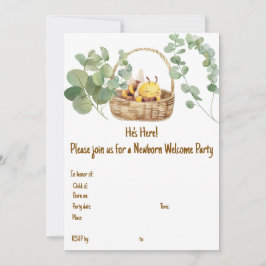 Sleepy Bee Einladung