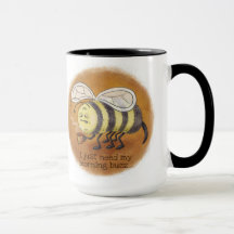 Sleepy Bee Morning Buzz mit schwarzem Griff
