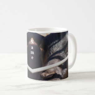 Sleepy Bull Farm Animal Personalisiert Kaffeetasse