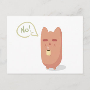 Sleepy Cat Postkarte