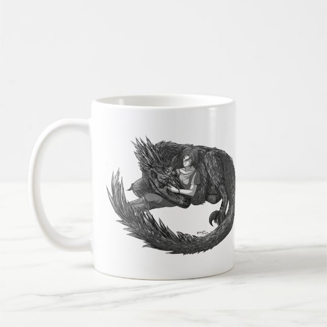 Sleepy Dinosaur Kaffeetasse (Links)