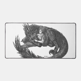 Sleepy Dinosaur Schreibtischunterlage