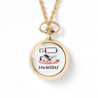 Sleepy Dog Design Armbanduhr