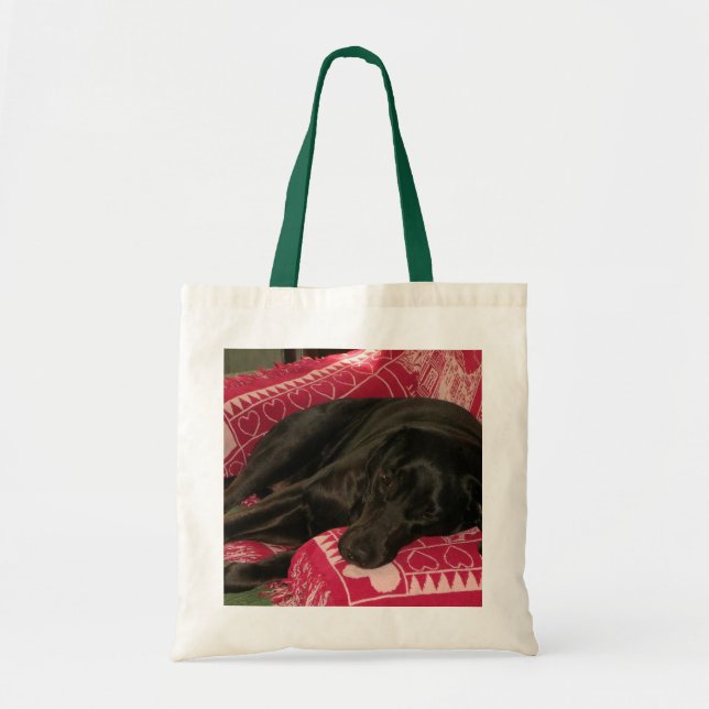 Sleepy Dog Tote Bag Tragetasche (Vorne)