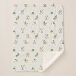 Sleepy Dragon Baby Blanket Sherpadecke