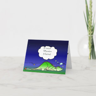 Sleepy Dragon NoteCard Karte