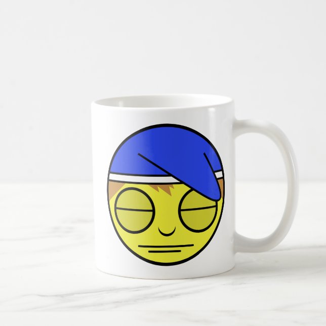 Sleepy Face Coffee Tasse (Rechts)