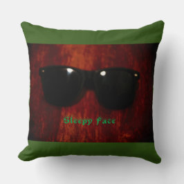 Sleepy Face Collection - Custom Throw Pillow Kissen