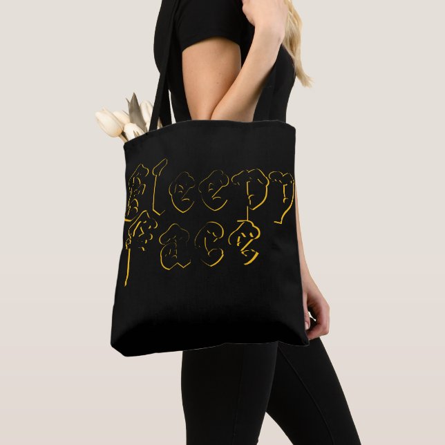 Sleepy Face: Women's Tote Bag (Von Nahem)