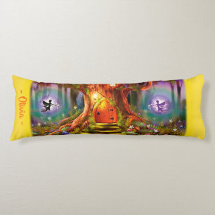 Sleepy Fairy Zauberbaum. Yellow Giant-Brauch Seitenschläferkissen
